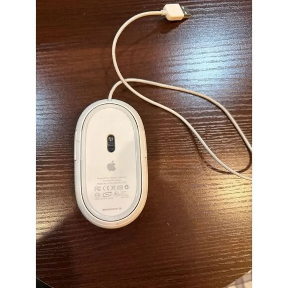 Genuine Apple Mighty Mouse Wired USB White Model‎ No# A1152
